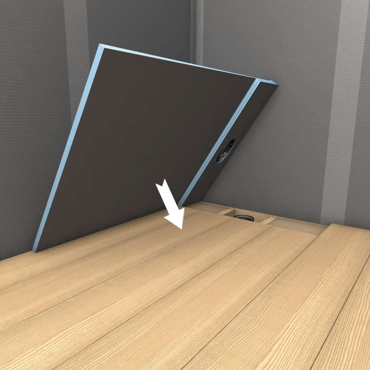 Wedi Fundo RioLigno Duschelement